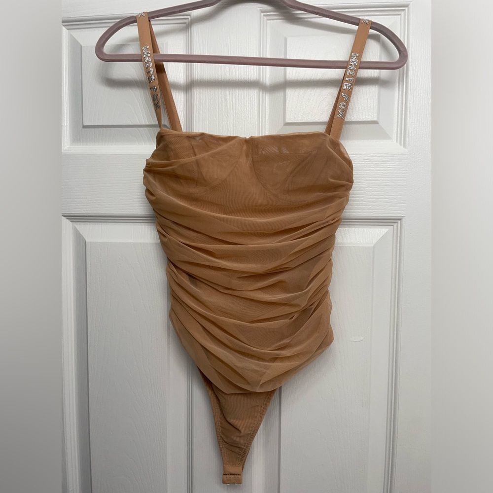 Whit Fox Boutique mesh corset bodysuit